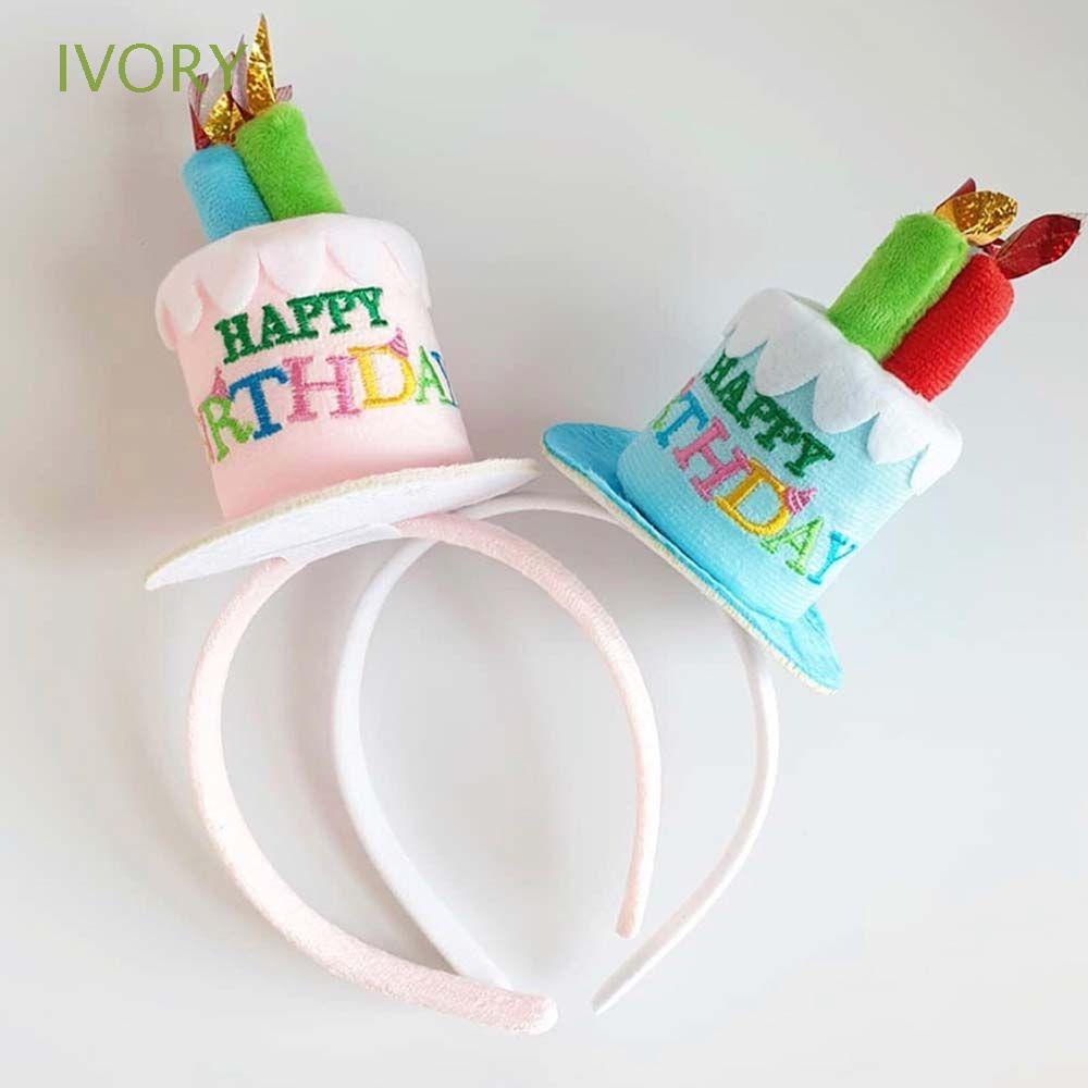 Băng Đô Hình Bánh Kem Sinh Nhật Dễ Thương Cho Bé