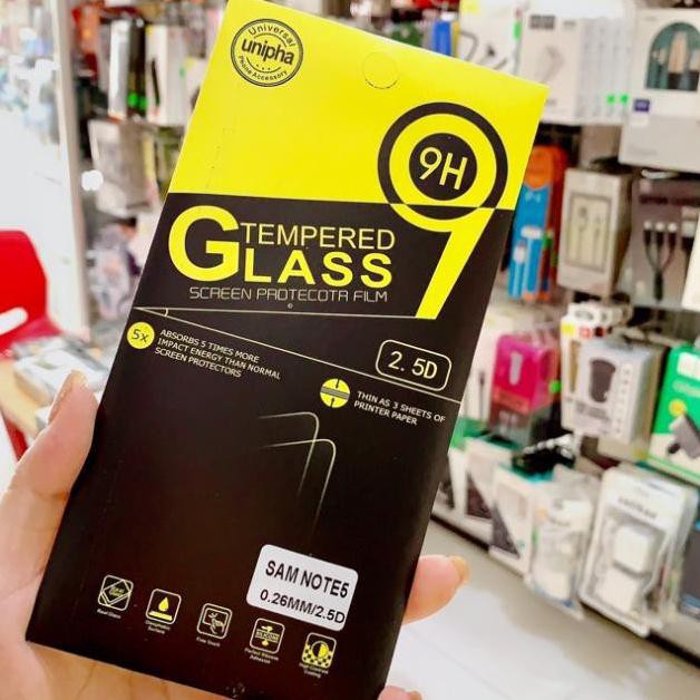Kính cường lực Samsung NOTE3- NOTE4...NOTE5 siêu cứng 9h