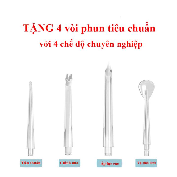 Tăm nước Oral Irrigator [Hàng xuất Âu] máy tăm nước cầm tay cao cấp mini, vệ sinh răng miệng cho cả nhà.