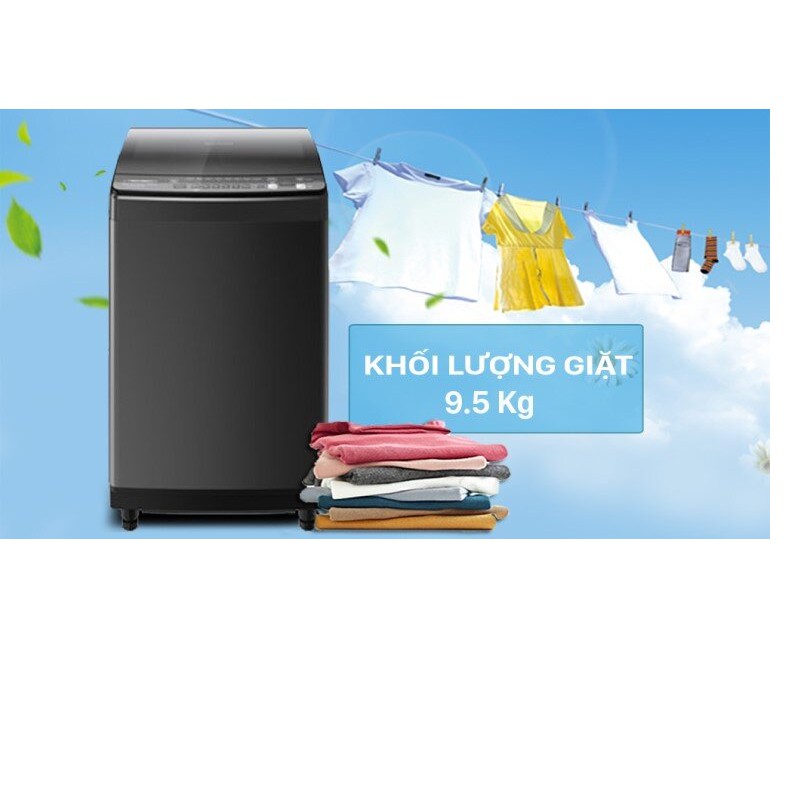 ES-X95HV-S- MIỄN PHÍ CÔNG LẮP ĐẶT-Máy giặt Sharp Inverter 9.5 Kg ES-X95HV-S Mới 2021