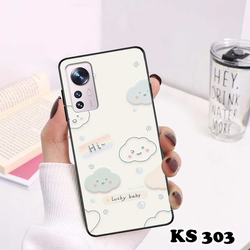 Ốp lưng Xiaomi 12 - Xiaomi 12S - Xiaomi 12 Lite - Ốp in hình gấu &amp; thỏ đang yêu - Lưng nhám viền TPU cao cấp