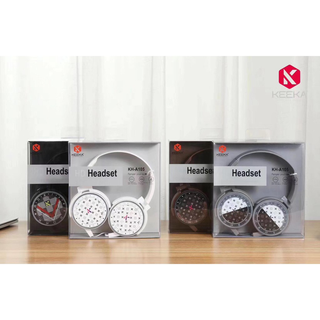 Tai nghe chụp tai KH-A105 chính hãng keeka mẫu mới 2019 ÂM THANH CỰC CHẤT (giá sỉ)