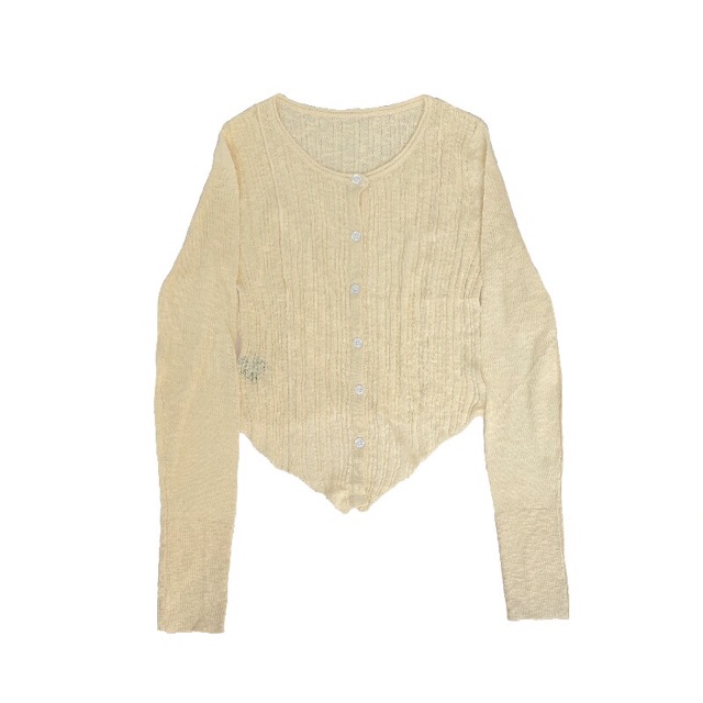 Áo Sơmi Kiểu Mỏng Vàng Be‼️‼️‼️