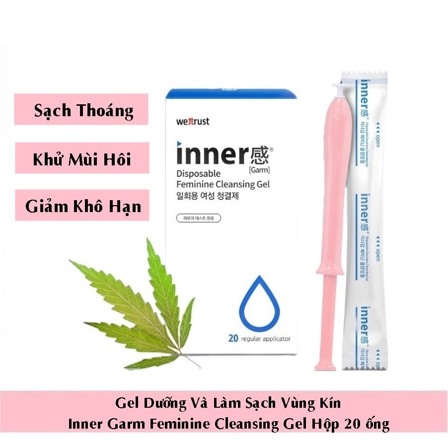 GEL INNER Vệ Sinh Phụ Nữ - Se Khít Như Gái 18, Hết Ngứa, Hết Hôi, Hết Mùi Khó Chịu.