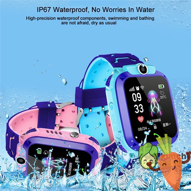 Đồng hồ điện tử thông minh chống nước tốt dành cho trẻ em CAROBY Q12