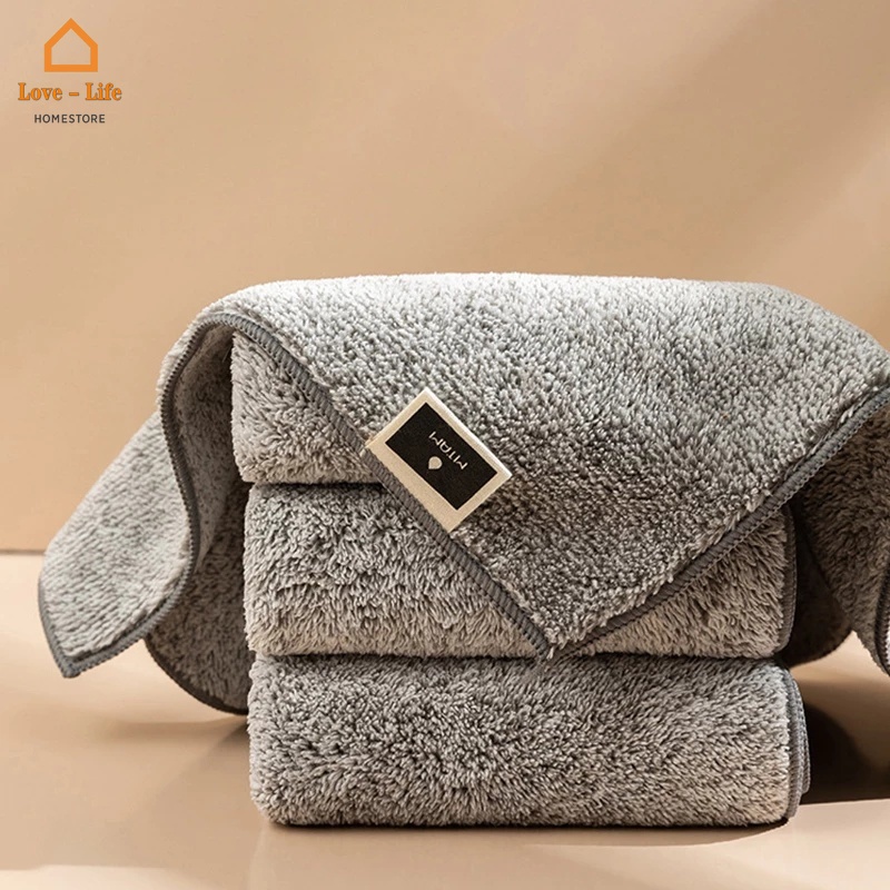 Khăn lau chén đĩa hình vuông bằng than tre thấm hút tốt đa năng cho nhà bếp