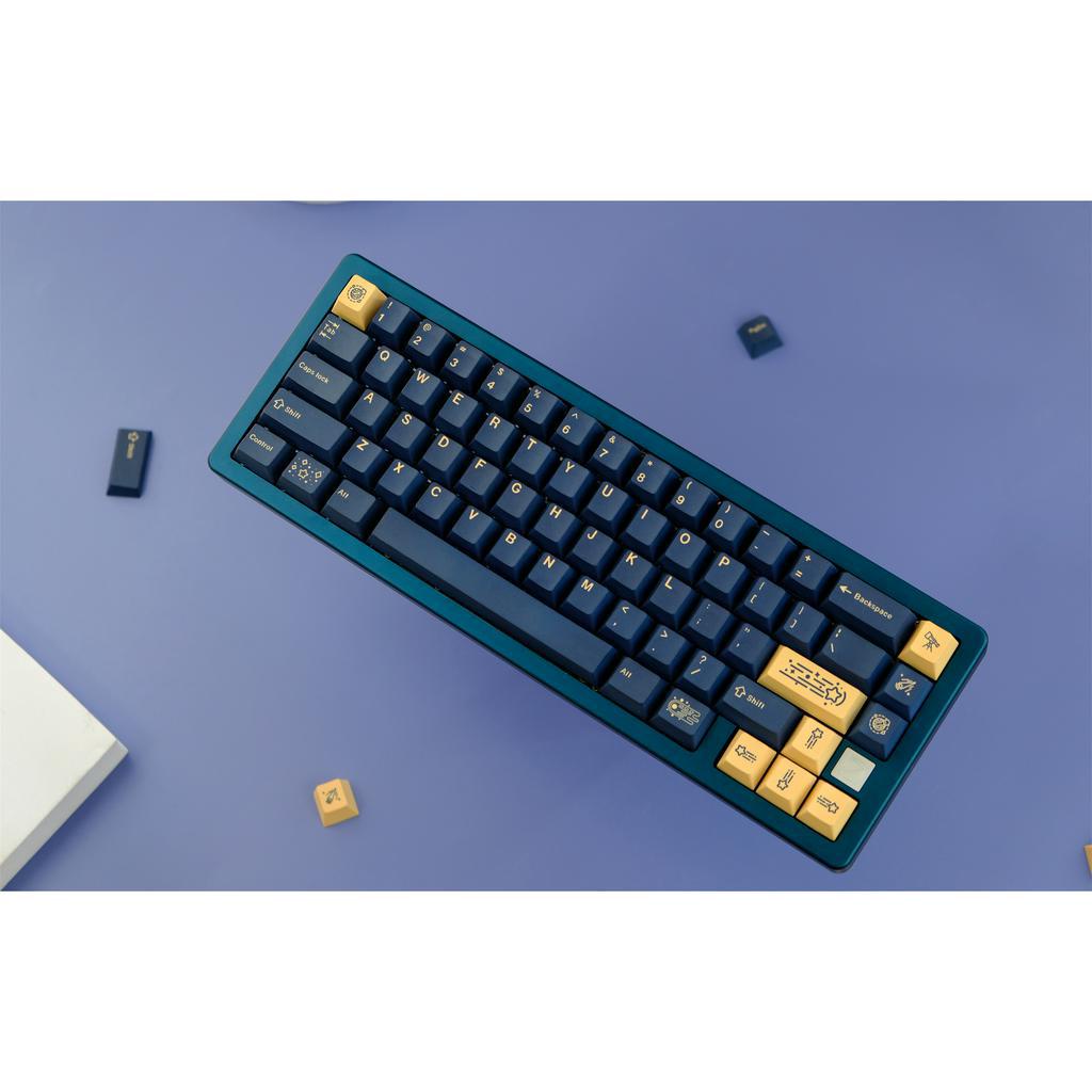 GMK Stargazing Keycaps, 129 Phím Keycaps PBT Cherry Profile DYE-SUB Cá nhân hóa Keycaps GMK cho bàn phím cơ