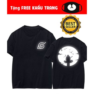 (SALE) Áo thun Itachi Uchiha - áo Naruto phản quang cực ngầu