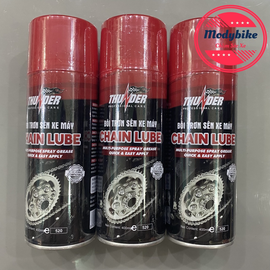 COMBO BỘ VỆ SINH BẢO DƯỠNG XÍCH SÊN THUNDER CHAIN LUBE & CLEANER