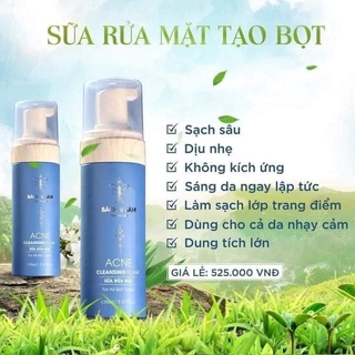 Bách y sâm, nhất mộc hương sữa rửa mặt tạo bọt