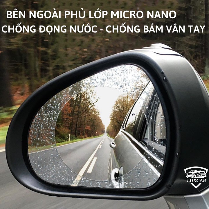 Miếng Dán Kính Chống Nước Gương Chiếu Hậu Ô TÔ - Giải pháp hoàn hảo cho lái xe an toàn mùa mưa