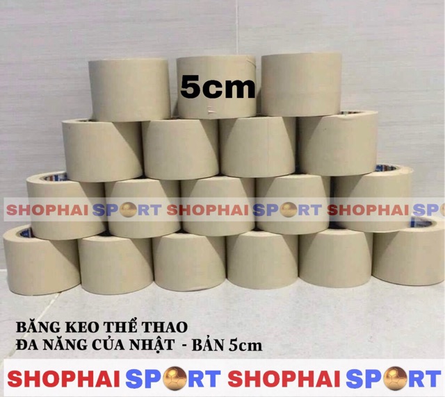 Băng keo thể thao đa năng của Nhật ( Bản 5cm, 3cm ) Băng keo dán cơ chống chấn thương