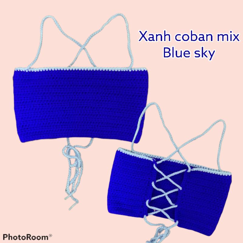 Áo len croptop ôm body tôn dáng hot trend - handmade MADEBYBEEM