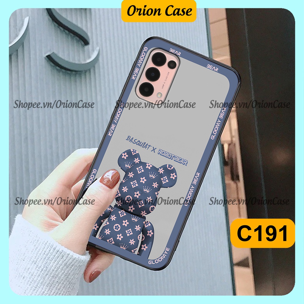 Ốp lưng Oppo Reno 5 4G / Reno 5 5G in hình bearbrick 3D thời trang, cá tính. ốp chống sốc, bền đẹp