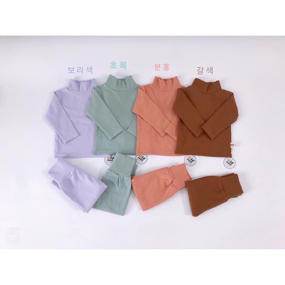 Đồ bộ trẻ em cho bé gái trai bộ đồ cotton bozip quần cạp cao cho bé JIMADO SA1389