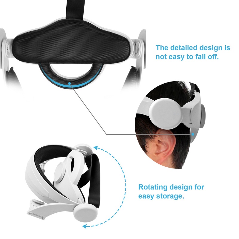 Dây Đeo Đầu Tùy Chỉnh Cho Kính Thực Tế Ảo Oculus Quest 2