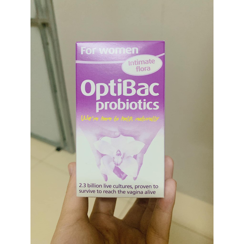 Men vi sinh Optibac tím