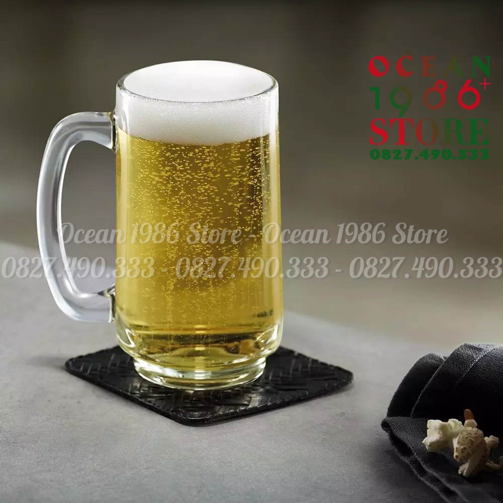 Bộ 6 Cốc Bia Thủy Tinh Playboy Beer Mug Ocean – P00140 – 357ml