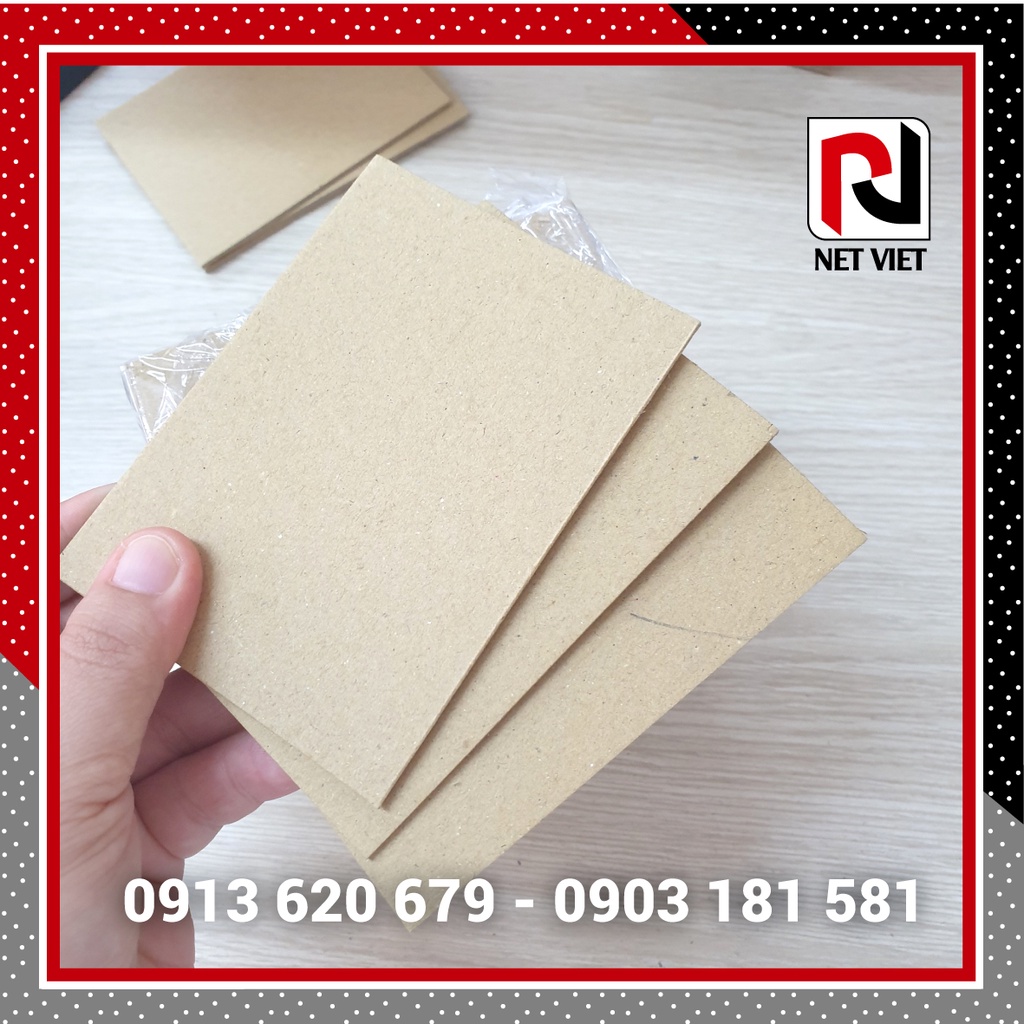 Carton lạnh 150 tấm carton 3 lớp , 9x11.5cm làm bìa sổ tay, sổ note, bìa cứng, bìa menu, đồ handmade