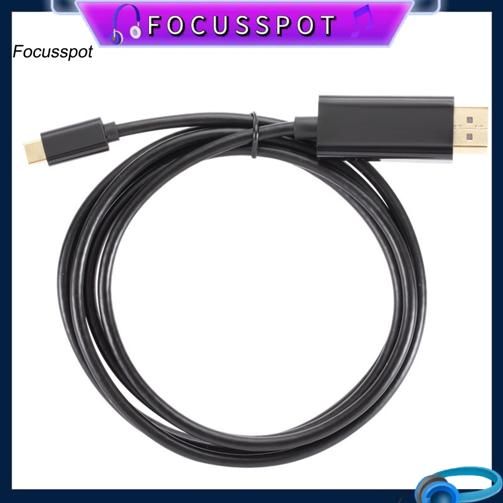 Dây Cáp Chuyển Đổi Type-C Sang Dp Dài 1.8m Hd-Compatible