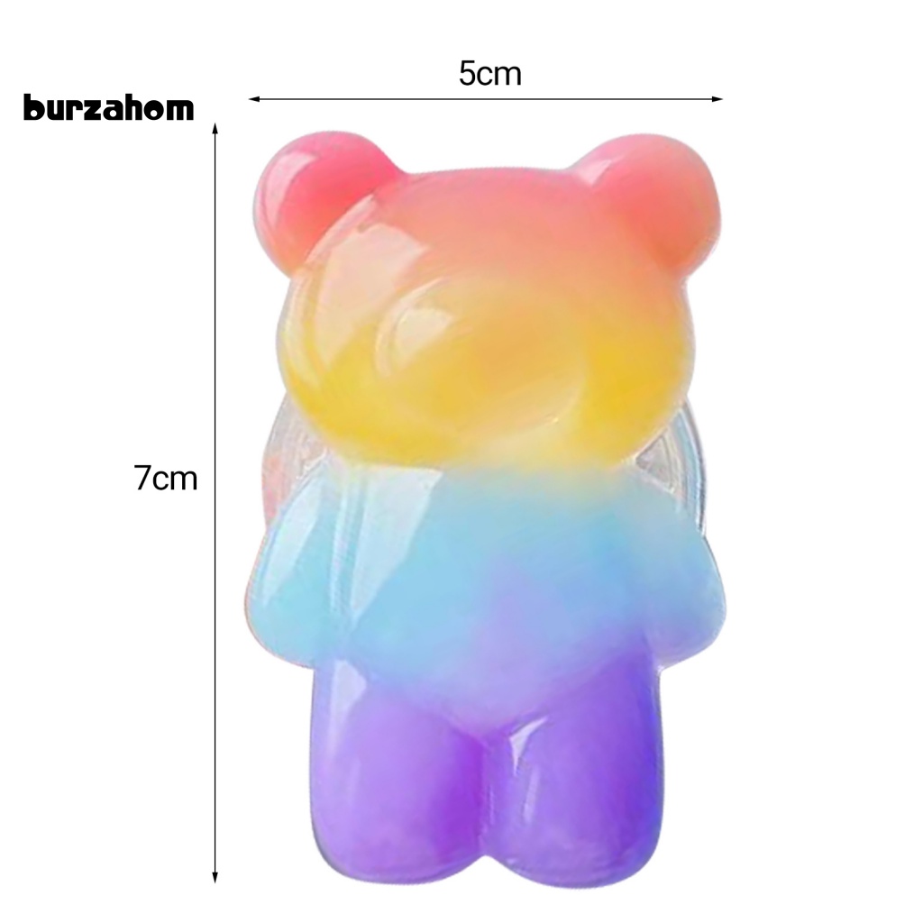 Giá Đỡ Điện Thoại Hình Gấu Bằng Nhựa Màu Gradient