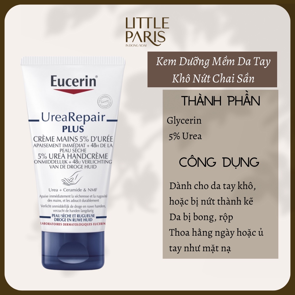 Kem dưỡng da tay Eucerin Urea Repair Plus 5% Urea 75ml