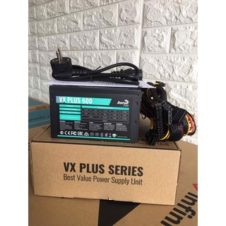 Nguồn aerocool vx plus 600w new bảo hành 36th 1 đổi 1