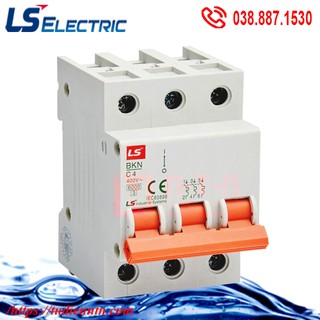Cầu dao tự động (aptomat) MCB 3 pha dòng định mức 16A,20A,25A,32A,40A,63A-6KA- Model:BKN 3P LS
