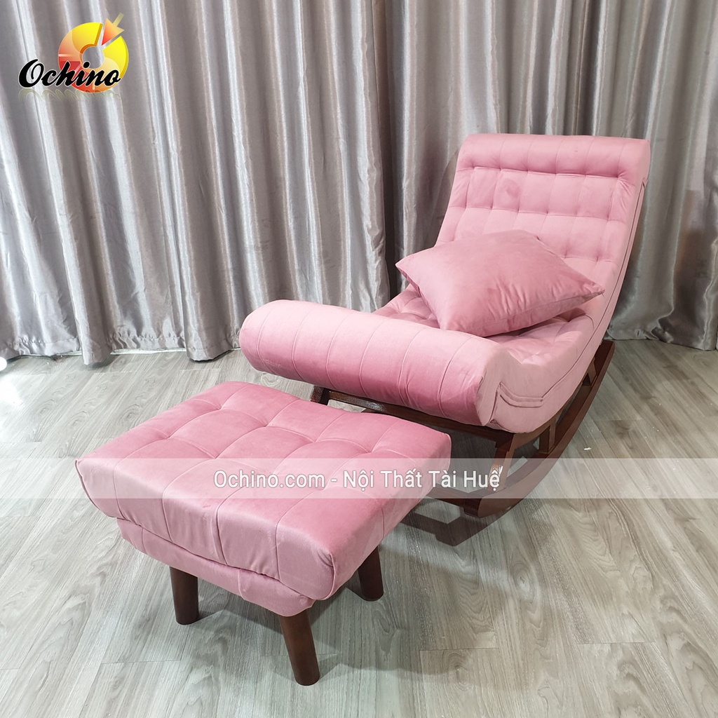 Ghế sofa bập bênh Thư giãn khung gỗ cao cấp (Hình Thật và video)