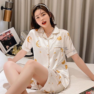 [Sẵn] Đồ ngủ Pijama nam nữ cộc tay họa tiết chữ | BigBuy360 - bigbuy360.vn