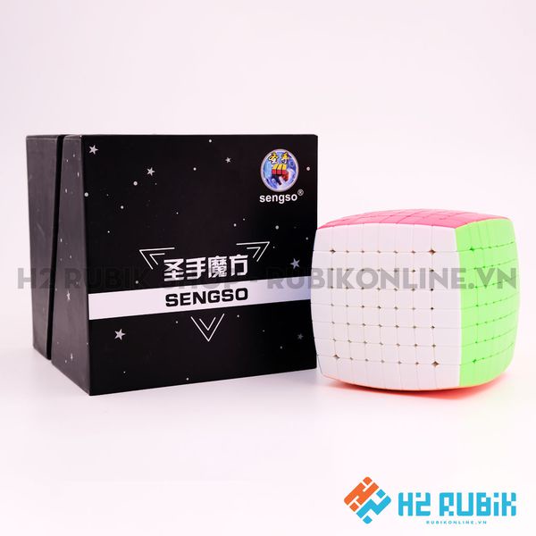 Rubik 8x8 ShengShou SengSo 8x8 rubik 8 tầng cao cấp không viền - H2 Rubik Shop