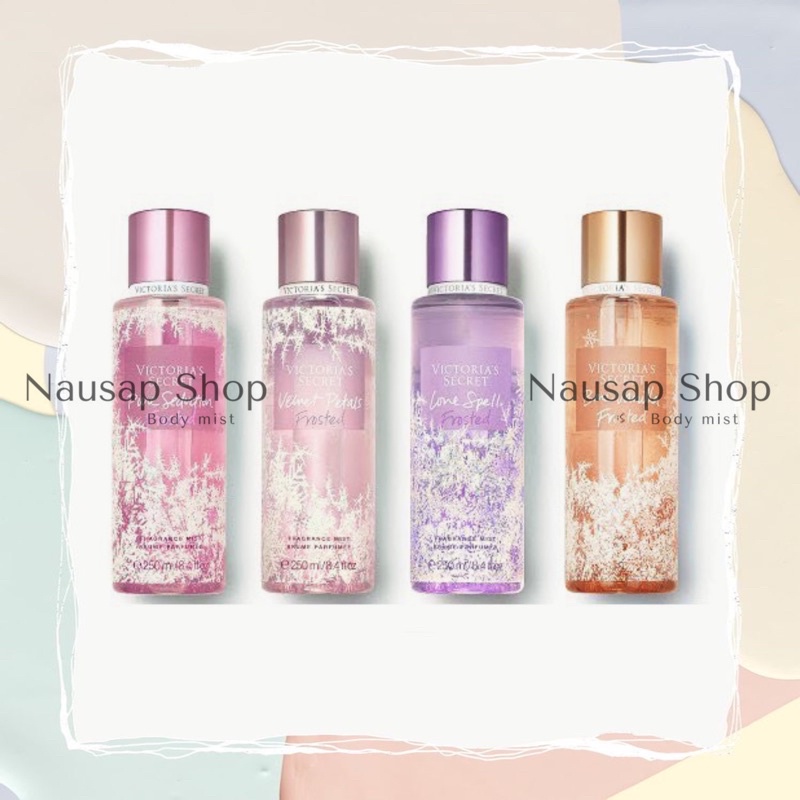 Xịt Thơm Toàn Thân Body Mist 𝗩𝗜𝗖𝗧𝗢𝗥𝗜𝗔'𝗦 𝗦𝗘𝗖𝗥𝗘𝗧 &quot;FROSTED&quot; 10ml-30ml-50ml-100ml 𝐍𝐚𝐮𝐬𝐚𝐩