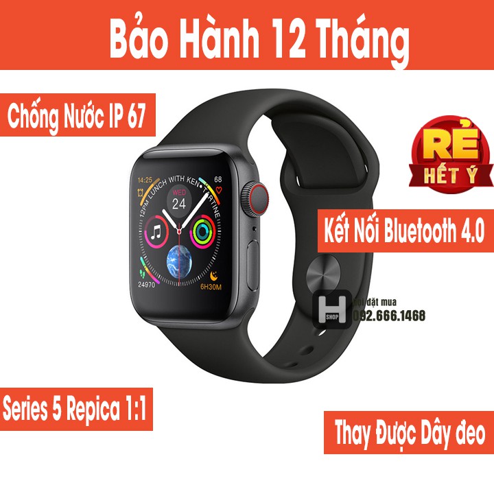 ĐỒNG HỒ THÔNG MINH T500 KIỂU DÁNG APPLE WATCH CAO CẤP [Bảo Hành 12 Tháng]