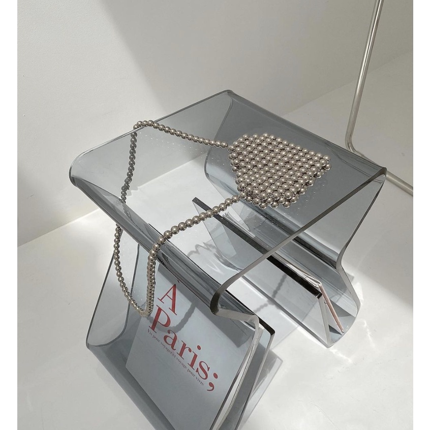 Lily Mini Sliver Heart Bag 🌈Túi Đeo Chéo Mini Hình Trái Tim Phong Cách Cá Tính