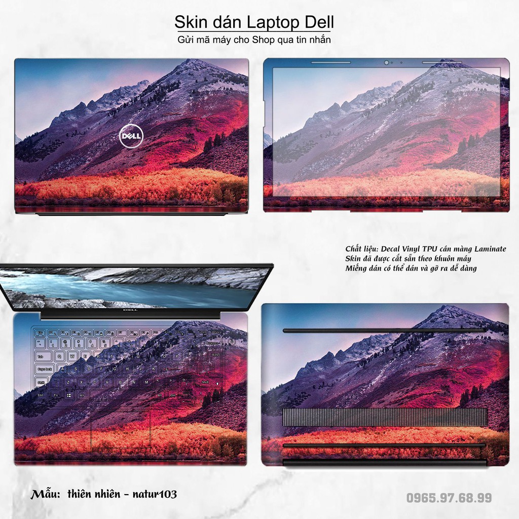 Skin dán Laptop Dell in hình thiên nhiên _nhiều mẫu 5 (inbox mã máy cho Shop)