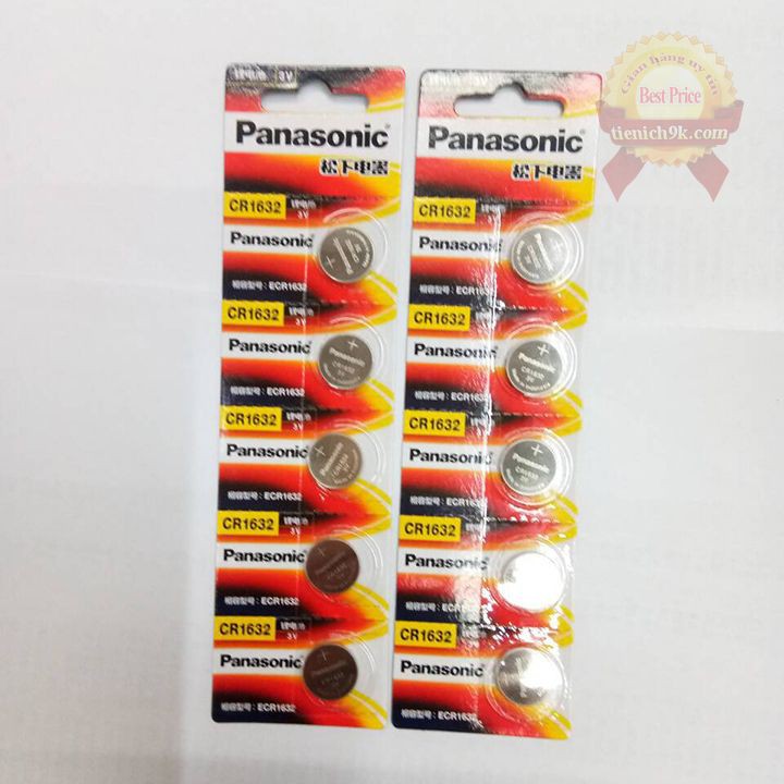 Pin Cmos CR1632 Panasonic cho điều khiển từ xa chìa khóa ô tô máy tính pc