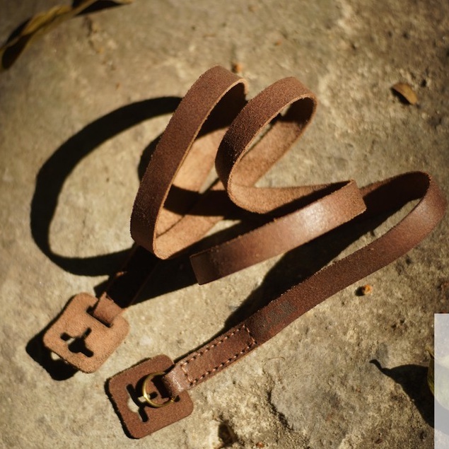 Dây đeo máy ảnh Da Bò Thật - RAM Leather A2