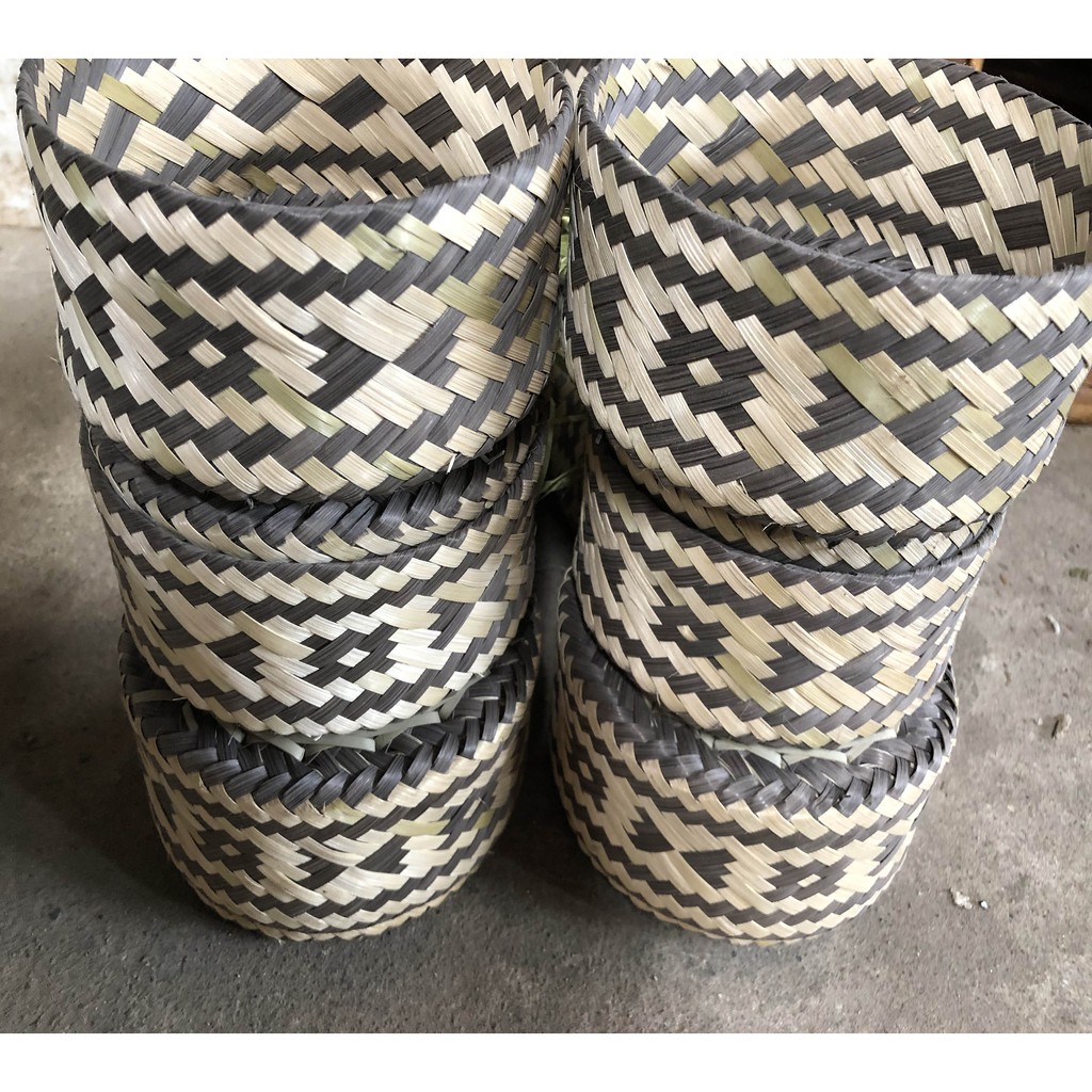 ẾP Khẩu - Đựng Xôi Dân Tộc Thái 2 Cái