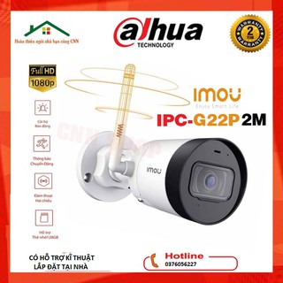 Camera IP WiFi 2M 4M Ngoài Trời IMOU G22P F22P G42P 1080P FullHD, 4K QHD Chính Hãng Dahua BH 24TH