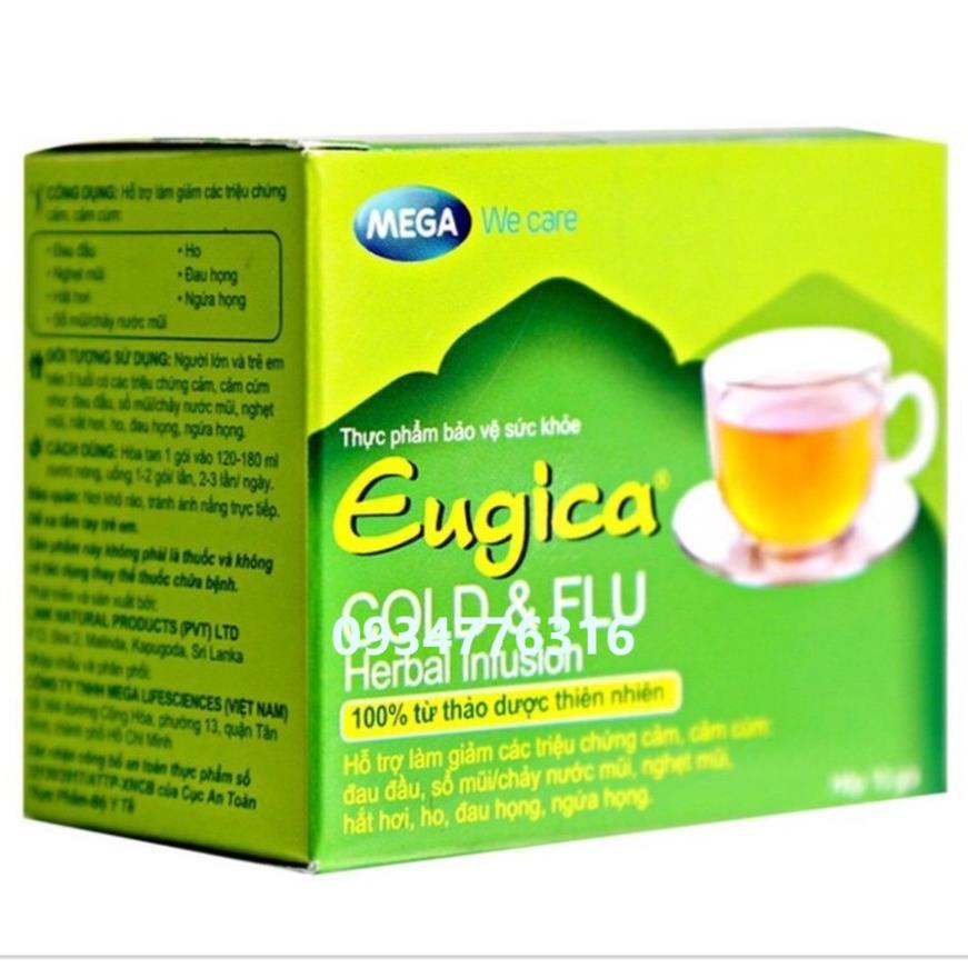 ✅ Trà Eugica Cold &amp; Flu Herbal Infusion