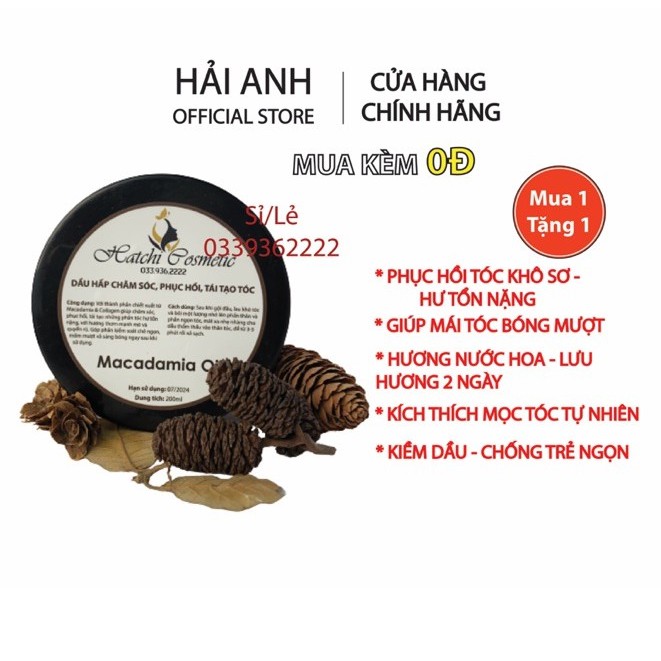 [ DÙNG THỬ ]Dầu hấp chăm sóc tóc hư tổn + ủ tóc + Hấp + Xả Macadamia Collagen Star Mask 200ml | BigBuy360 - bigbuy360.vn
