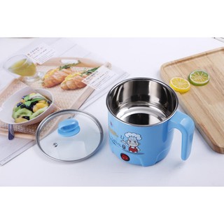 Ca nấu mì - lẩu điện mini - nồi hấp đa năng siêu tốc 18cm