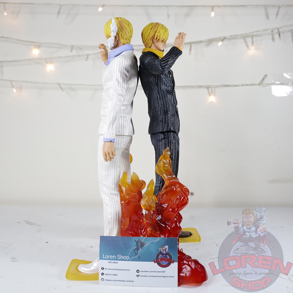 Mô hình Vinsmoke Sanji chân lửa trong Onepiece, mô hình PVC cao cấp 33 cm lorenshop