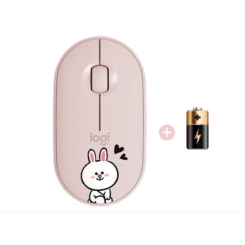 Chuột không dây bluetooth chính hãng Logitech x Line Friends