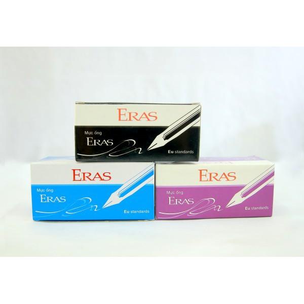Hộp 6 Mực Ống Eras E111, Ống mực khô bút máy màu xanh (phong nga Store)