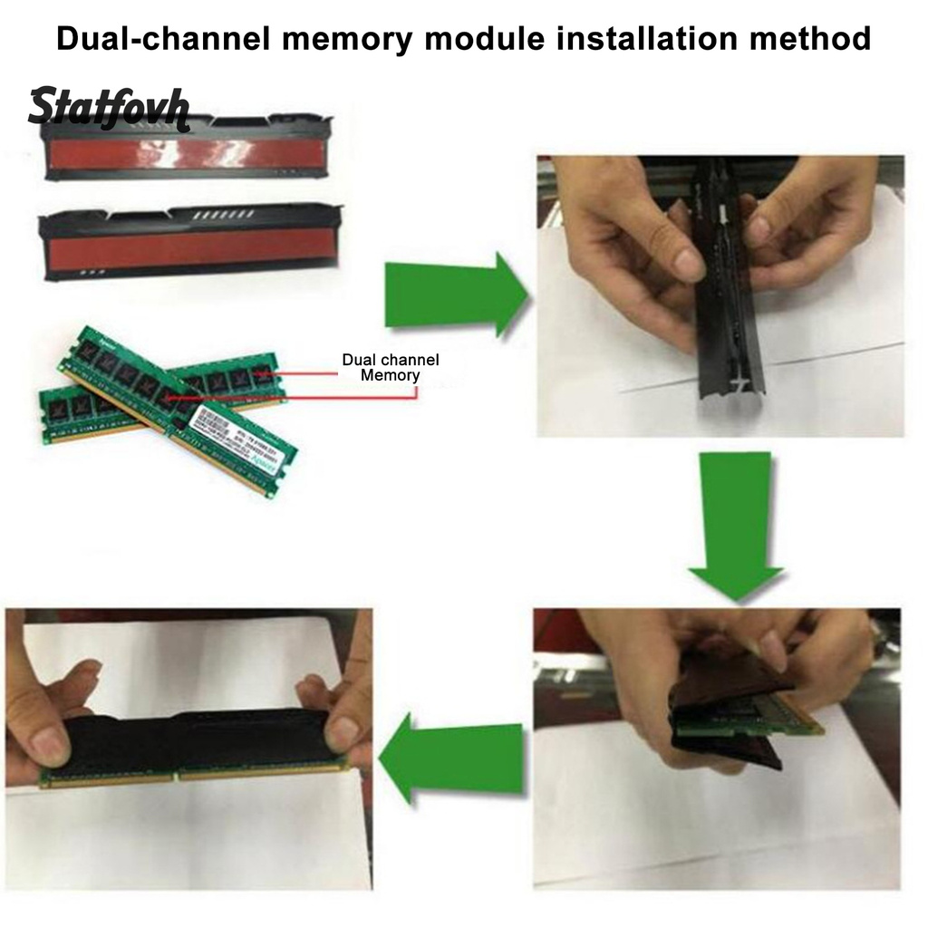 Bộ Tản Nhiệt Ram Cho Máy Tính Ddr2 / Ddr3 / Ddr4 | BigBuy360 - bigbuy360.vn