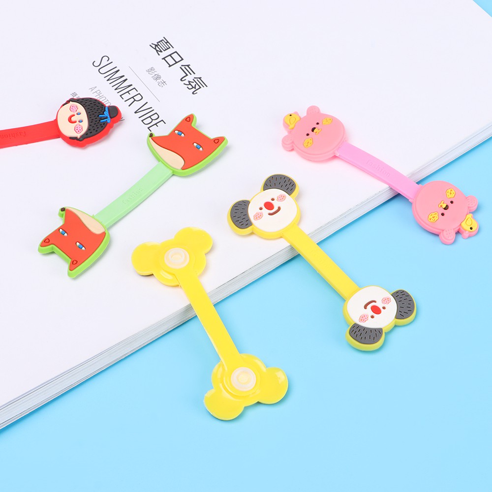 Giá đỡ cố định dây cáp bằng silicon tự dính hình thú dễ thương | BigBuy360 - bigbuy360.vn