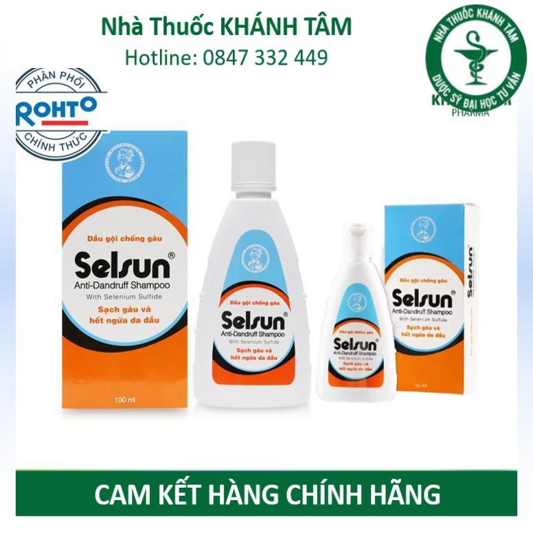 Dầu gội giamr gàu SELSUN - SELSUN 1.8 - Dạng gói - Dầu xả Selsun _Khánh Tâm ! !