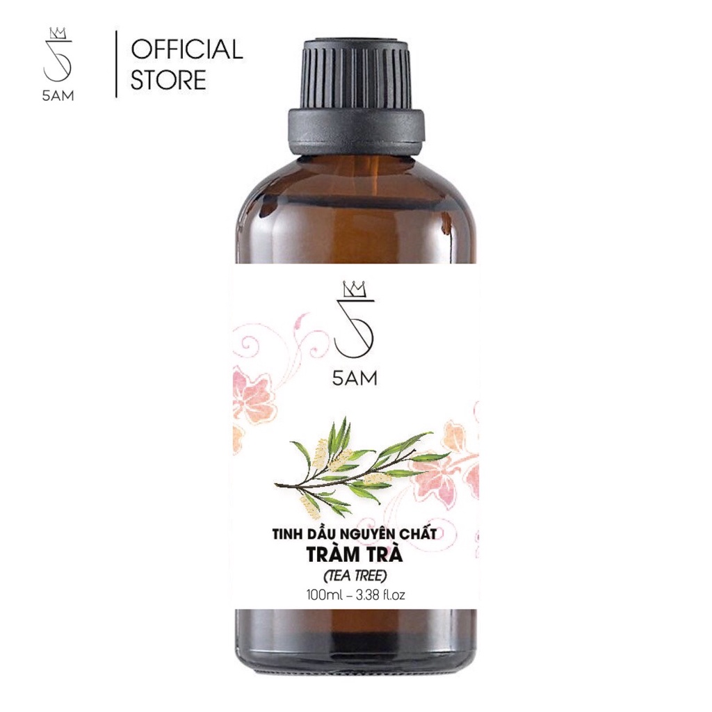 [CHAI LỚN] Tinh dầu Tràm trà Ấn Độ 100ml | 5AM Store