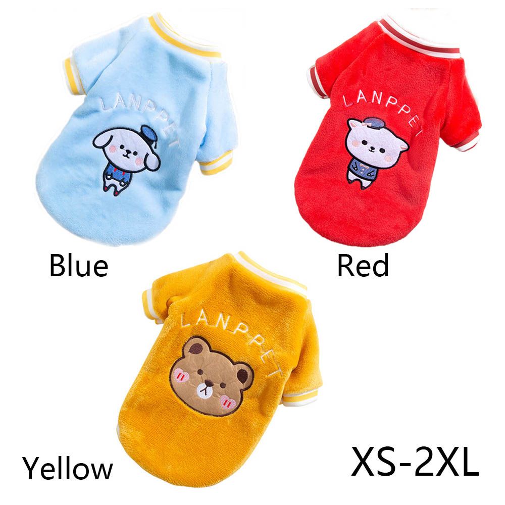 Áo Khoác Len Mềm Mại Giữ Ấm Mùa Đông Cho Thú Cưng